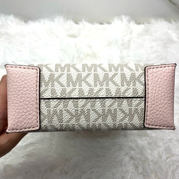 NWT Michael Kors Mercer Extra-Small Logo and Leather Crossbody Bag - Picture 4 of 11